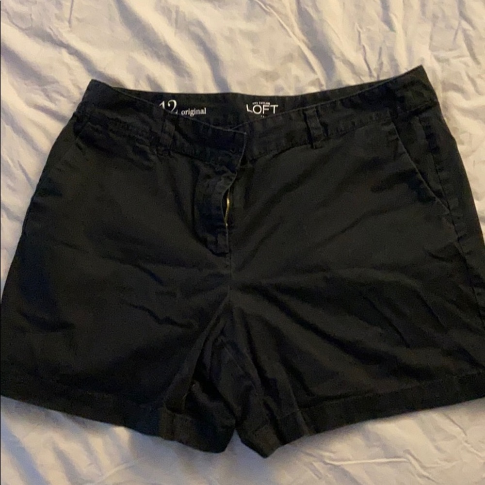 Black Loft shorts